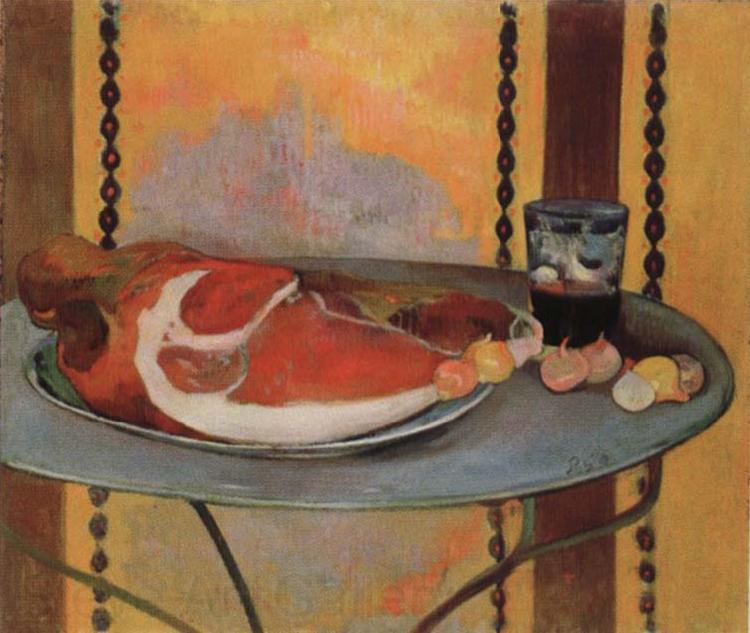 Paul Gauguin Style life with ham Spain oil painting art